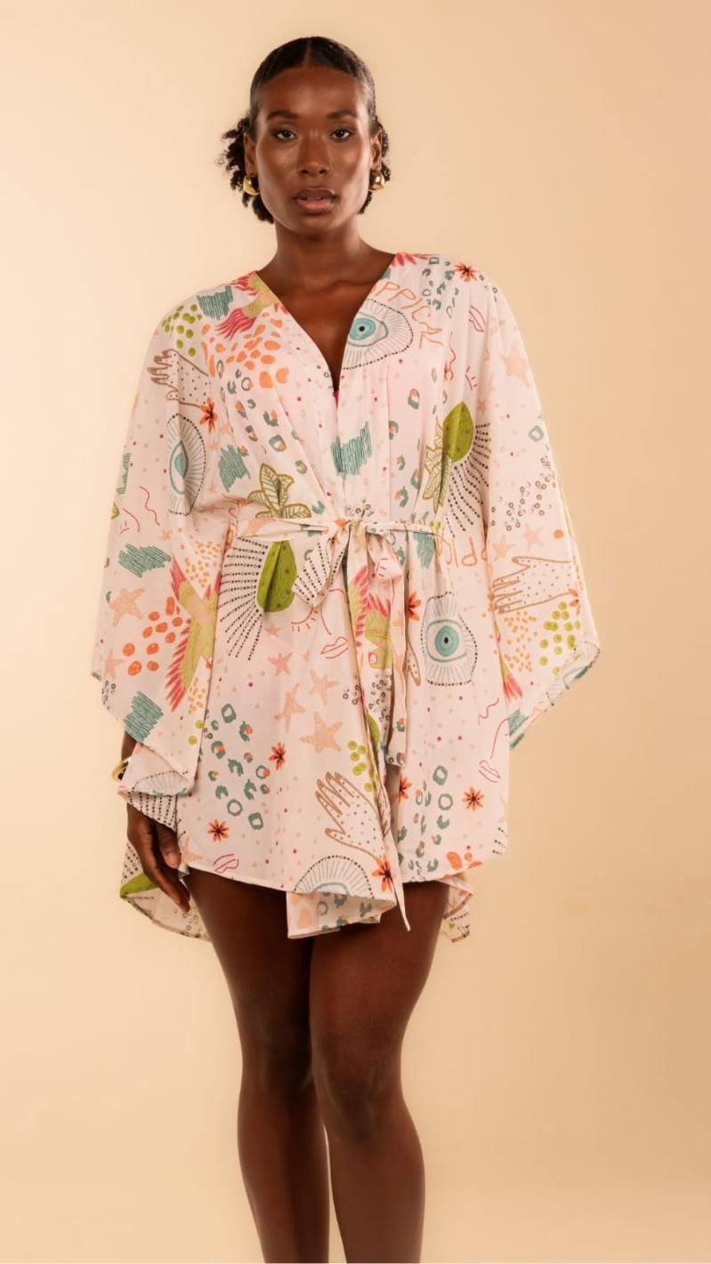 KIMONO PINÃ TROPICAL