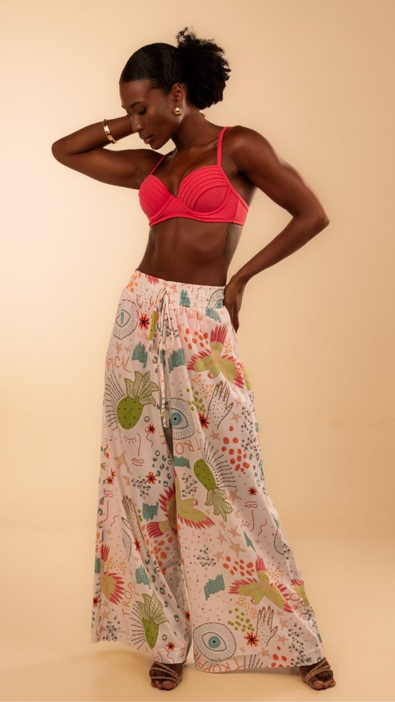 CALÇA ELOÁ PIÑA TROPICAL