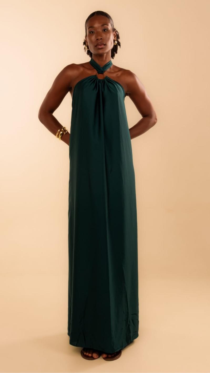 VESTIDO AFRODITE PETRÓLEO