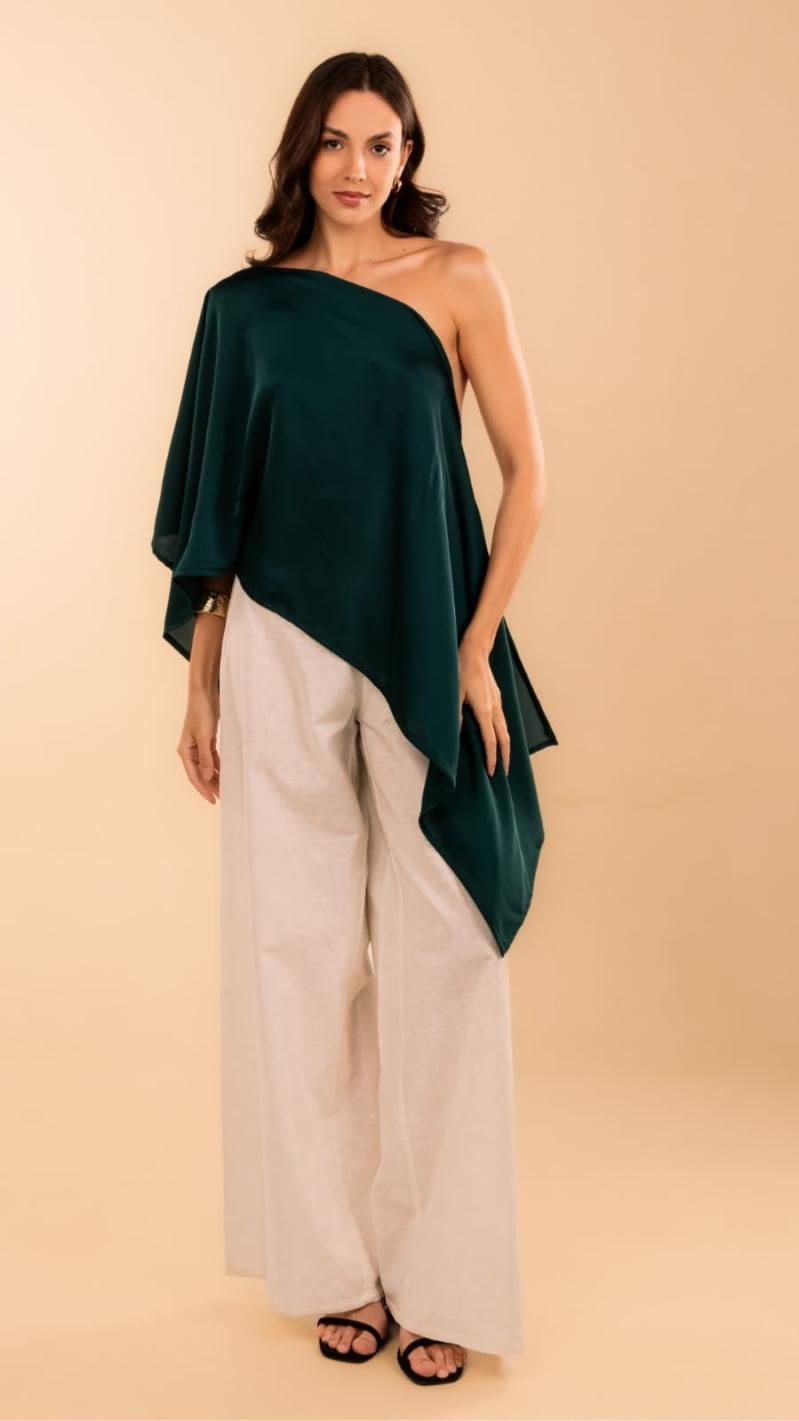 BLUSA MAYLA PETRÓLEO, segunda foto